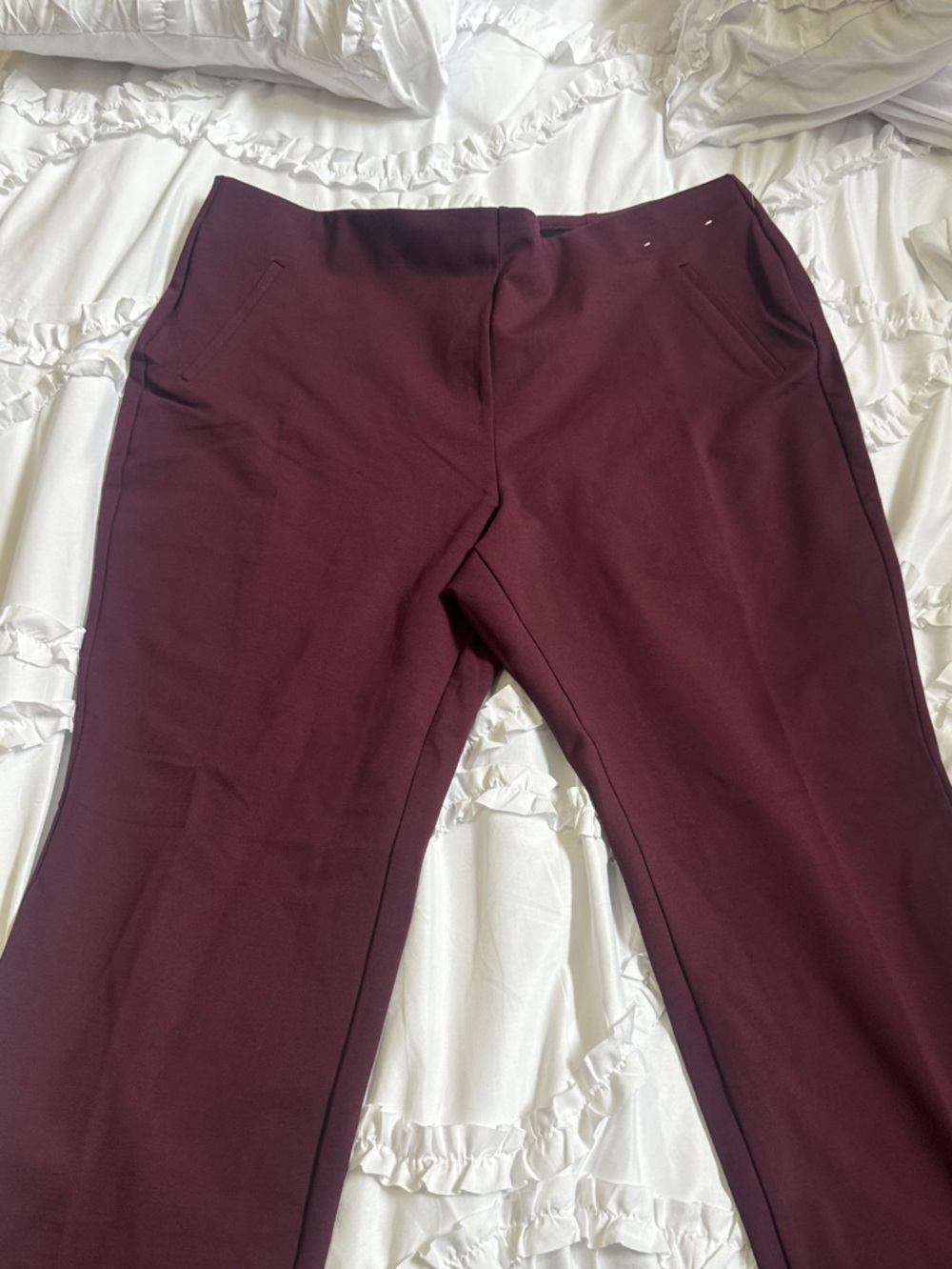 Liz Claiborne Burgundy Dress Pants